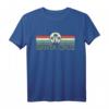 Santa Cruz CA Kalifornien - Retro Surfer T-Shirt im Vintage 70er/80er Stil für Sommer, Strand & Urlaub