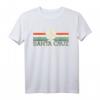 Santa Cruz CA Kalifornien - Retro Surfer T-Shirt im Vintage 70er/80er Stil für Sommer, Strand & Urlaub