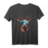Hirsch Trachtenshirt für Herren, Damen & Kinder - Lässiges bayrisches T-Shirt für Oktoberfest, Volksfest & Bergsteiger, Jäger & Wanderer