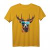Hirsch Trachtenshirt für Herren, Damen & Kinder - Lässiges bayrisches T-Shirt für Oktoberfest, Volksfest & Bergsteiger, Jäger & Wanderer