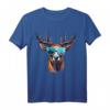 Hirsch Trachtenshirt für Herren, Damen & Kinder - Lässiges bayrisches T-Shirt für Oktoberfest, Volksfest & Bergsteiger, Jäger & Wanderer