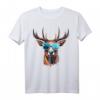 Hirsch Trachtenshirt für Herren, Damen & Kinder - Lässiges bayrisches T-Shirt für Oktoberfest, Volksfest & Bergsteiger, Jäger & Wanderer