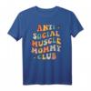 Lustiges 'Muscle Mommy Club' Pumpendeckel T-Shirt – Humorvolles Workout-Design für Mütter, Frauen & Fitnessliebhaberinnen