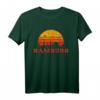 Hamburg Skyline T-Shirt mit Sehenswürdigkeiten – Deutsches Souvenir & Geschenk für Hamburg-Liebhaber und Freunde der Stadt