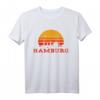 Hamburg Skyline T-Shirt mit Sehenswürdigkeiten – Deutsches Souvenir & Geschenk für Hamburg-Liebhaber und Freunde der Stadt