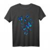 Blauer Schmetterling Kunst Garten T-Shirt – Buntes Design für Naturliebhaber und Gartenfreunde