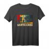 Santa Cruz CA California T-Shirt – Surf, Strand & Vintage Design für Damen und Herren, Perfekt für Urlaub, Sommer & Surfer-Style