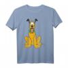 HapMonkey Mickey Mouse Pluto The Dog Portrait T-Shirt - Offiziell lizenziertes Disney Fan-Shirt für Mickey Mouse Fans