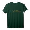 Herzschlag Jäger Retro EKG Jagd - Wildschwein, Fuchs, Hirsch T-Shirt für Jäger & Jägerinnen