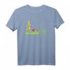 Mäht in Germany Rasenmähen Herzschlag Garten & Gartenarbeit T-Shirt – Lustiges Geschenk für Gärtner, Landschaftsbauer und Gartenliebhaber