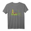 Mäht in Germany Rasenmähen Herzschlag Garten & Gartenarbeit T-Shirt – Lustiges Geschenk für Gärtner, Landschaftsbauer und Gartenliebhaber