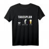 Tagesplan Kaffee Golf Bier Lustiges Golfspieler Geschenk T-Shirt – Für Golfer, Kaffee- und Bierliebhaber