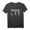 Tagesplan Kaffee Golf Bier Lustiges Golfspieler Geschenk T-Shirt – Für Golfer, Kaffee- und Bierliebhaber