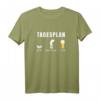 Tagesplan Kaffee Golf Bier Lustiges Golfspieler Geschenk T-Shirt – Für Golfer, Kaffee- und Bierliebhaber