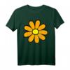 Happy Orange Daisy 60er/70er Retro Hippie T-Shirt für Blumenliebhaber, Gärtner & Boho-Mode Fans