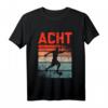 Kinder 8. Geburtstag Fußball Fan T-Shirt - Cooles Retro Design für Jungen zum Geburtstag & als Geschenk für kleine Fußballfans