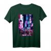 Vaporwave T-Shirt mit Tokyo Nachtszene und Lichtern – Stylische Streetwear für Japan-Fans und Touristen