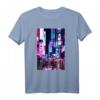 Vaporwave T-Shirt mit Tokyo Nachtszene und Lichtern – Stylische Streetwear für Japan-Fans und Touristen