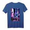 Vaporwave T-Shirt mit Tokyo Nachtszene und Lichtern – Stylische Streetwear für Japan-Fans und Touristen