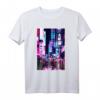 Vaporwave T-Shirt mit Tokyo Nachtszene und Lichtern – Stylische Streetwear für Japan-Fans und Touristen