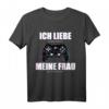 Ich Liebe Es Wenn Meine Frau Mich Zocken Lässt Gamer Partner T-Shirt – Lustiges Geschenk für Ehemann, Freund & Verlobten zum Valentinstag & Geburtstag