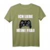 Ich Liebe Es Wenn Meine Frau Mich Zocken Lässt Gamer Partner T-Shirt – Lustiges Geschenk für Ehemann, Freund & Verlobten zum Valentinstag & Geburtstag