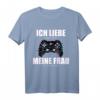 Ich Liebe Es Wenn Meine Frau Mich Zocken Lässt Gamer Partner T-Shirt – Lustiges Geschenk für Ehemann, Freund & Verlobten zum Valentinstag & Geburtstag