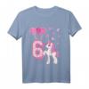Kinder 6. Geburtstag Mädchen Pferd & Einhorn T-Shirt – Geburtstagsdeko, Outfit & Geschenkidee für 6-Jährige mit Luftballons & Herz Deko