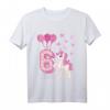 Kinder 6. Geburtstag Mädchen Pferd & Einhorn T-Shirt – Geburtstagsdeko, Outfit & Geschenkidee für 6-Jährige mit Luftballons & Herz Deko