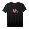 Herzschlag EKG Turnen | Turnerin Gymnastik Turnen T-Shirt – Perfektes Geschenk für Mädchen und Damen im Turnverein zu Weihnachten & Geburtstag