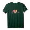 Herzschlag EKG Turnen | Turnerin Gymnastik Turnen T-Shirt – Perfektes Geschenk für Mädchen und Damen im Turnverein zu Weihnachten & Geburtstag