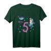 Kinder 5. Geburtstag Meerjungfrau T-Shirt – Niedliches Geburtstagsshirt für kleine Meerjungfrauen, Geschenkidee für Töchter, Nichten & Freundinnen