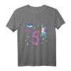 Kinder 5. Geburtstag Meerjungfrau T-Shirt – Niedliches Geburtstagsshirt für kleine Meerjungfrauen, Geschenkidee für Töchter, Nichten & Freundinnen