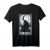 Gothic Tarot T-Shirt mit Hexen- und Katze-Motiv – Okkultes, mystisches Design für Wicca, Gothic & Magie-Fans