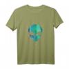 Alien Kopf Sternennachthimmel Geschenk Fun T-Shirt - Lustiges Sci-Fi T-Shirt für Alien, Weltraum, Galaxie & UFO Fans