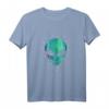 Alien Kopf Sternennachthimmel Geschenk Fun T-Shirt - Lustiges Sci-Fi T-Shirt für Alien, Weltraum, Galaxie & UFO Fans