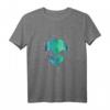 Alien Kopf Sternennachthimmel Geschenk Fun T-Shirt - Lustiges Sci-Fi T-Shirt für Alien, Weltraum, Galaxie & UFO Fans