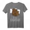 Offizielles Wildschwein Keiler Jäger Schlafshirt – Lustiges Tiermotiv, perfekt für Bettliebhaber, Geburtstags- und Geschenkideen für Jäger & Tierfans