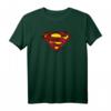 Superman Charcoal Shield T-Shirt - Offiziell lizenzierter DC Comics Superhelden Fanartikel für Erwachsene, Kinder & Damen
