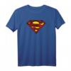 Superman Charcoal Shield T-Shirt - Offiziell lizenzierter DC Comics Superhelden Fanartikel für Erwachsene, Kinder & Damen