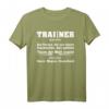 Lustiges Trainer Geschenk T-Shirt Coach Sport Mannschaft T-Shirt – Perfekt für Fußball-, Volleyball-, Tennis- und Sportlehrer
