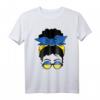 Ukraine Girl Solidaritäts-T-Shirt mit Flagge und Friedenstaube – Für Unterstützung & Frieden in Europa