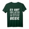 Vintage Es Gibt Zwei Arten Von Menschen Und Ich Hasse Beide T-Shirt – Lustiges Sarkasmus-Shirt für Menschenhasser & Humorliebhaber