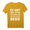 Vintage Es Gibt Zwei Arten Von Menschen Und Ich Hasse Beide T-Shirt – Lustiges Sarkasmus-Shirt für Menschenhasser & Humorliebhaber