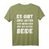 Vintage Es Gibt Zwei Arten Von Menschen Und Ich Hasse Beide T-Shirt – Lustiges Sarkasmus-Shirt für Menschenhasser & Humorliebhaber