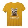Waschbär T-Shirt - Lustiges und Niedliches Tiermotiv Geschenk für Waschbär Fans und Tierfreunde