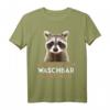 Waschbär T-Shirt - Lustiges und Niedliches Tiermotiv Geschenk für Waschbär Fans und Tierfreunde