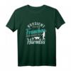 Vorsicht Vor Dem Frauchen Der Hund Ist Harmlos T-Shirt - Lustiges Gassi T-Shirt für Hundeliebhaber, perfekt als Geschenk zu Weihnachten & Geburtstag