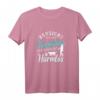 Vorsicht Vor Dem Frauchen Der Hund Ist Harmlos T-Shirt - Lustiges Gassi T-Shirt für Hundeliebhaber, perfekt als Geschenk zu Weihnachten & Geburtstag