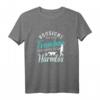 Vorsicht Vor Dem Frauchen Der Hund Ist Harmlos T-Shirt - Lustiges Gassi T-Shirt für Hundeliebhaber, perfekt als Geschenk zu Weihnachten & Geburtstag